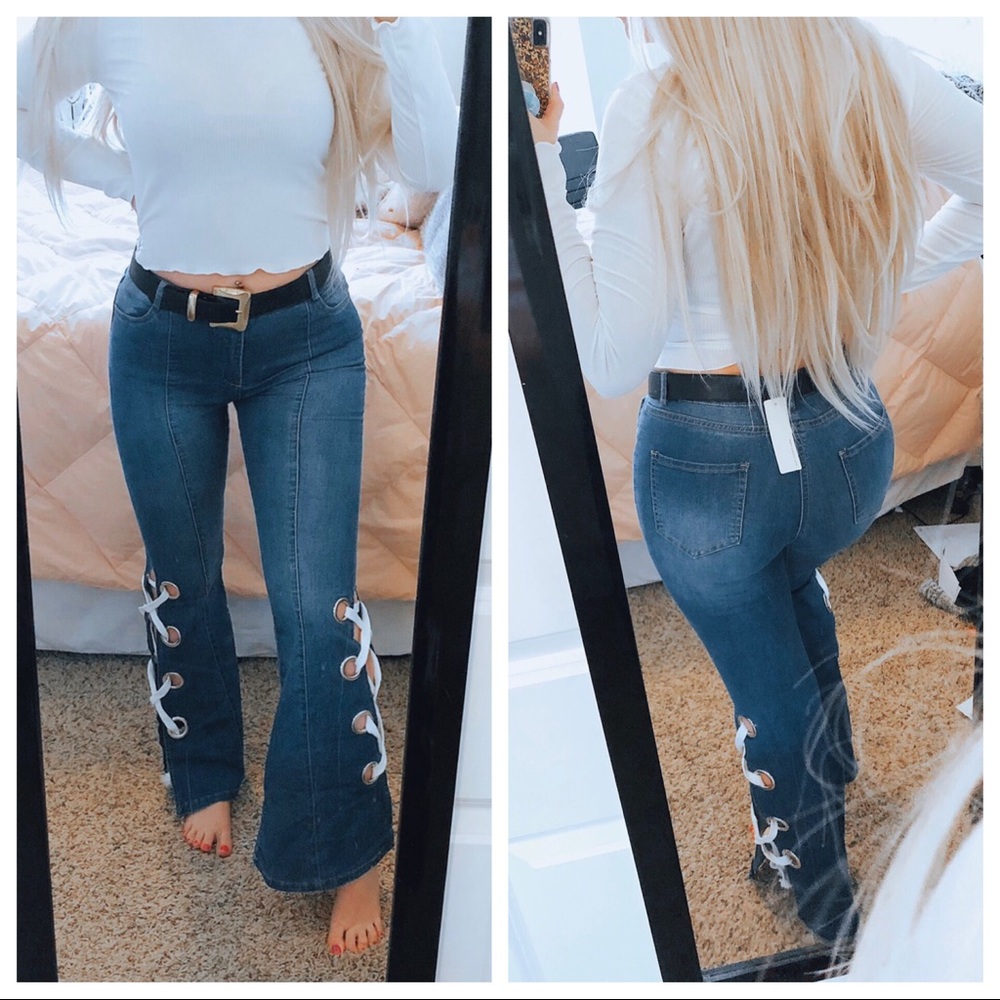 High waist jeans